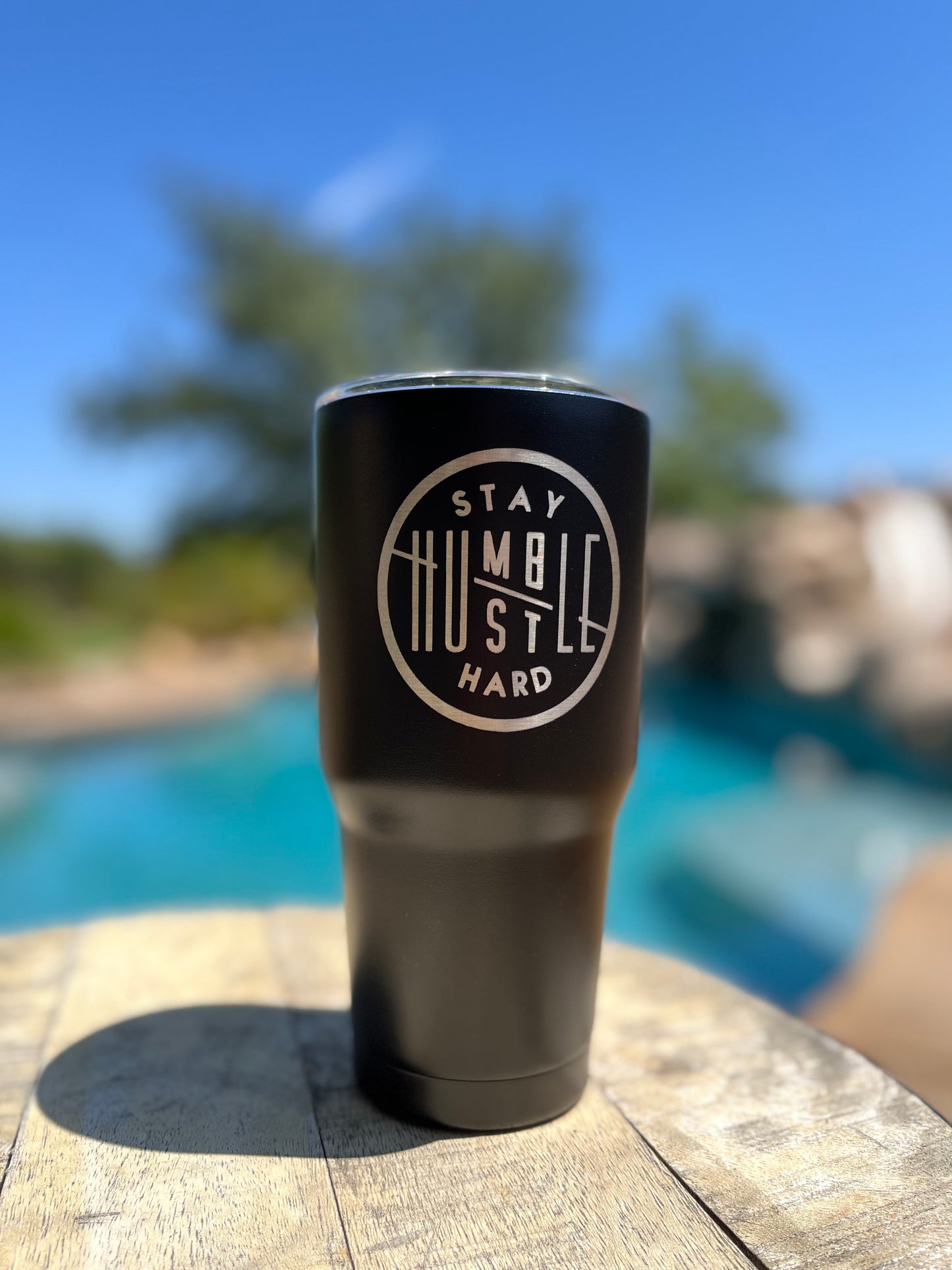 Personalized Stainless Steel Drink Tumbler 30oz - Insulated Black